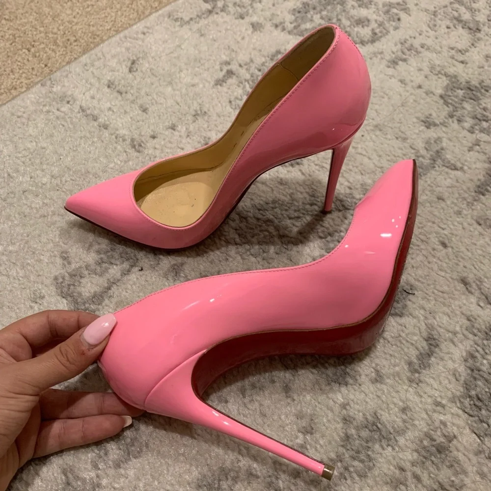 Christian Louboutin Pink Pumps Size 36.5 - Picture 1 of 8